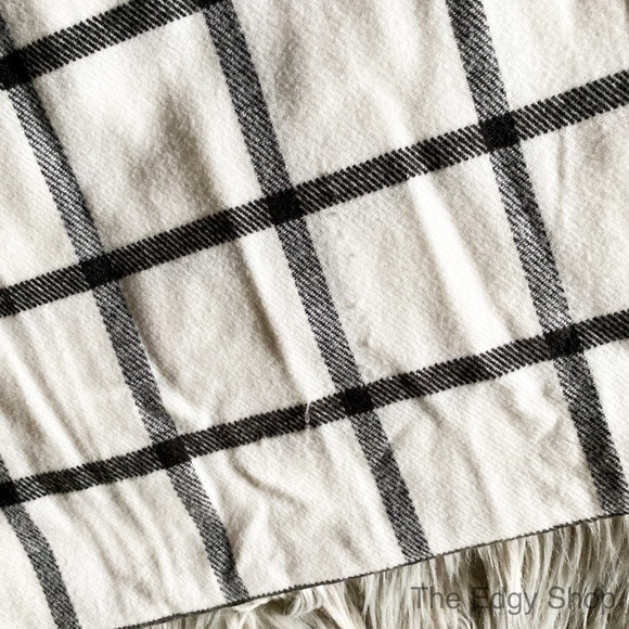 Gap | Plaid Flannel Blanket Scarf Cold Weather - Picture 7 of 9